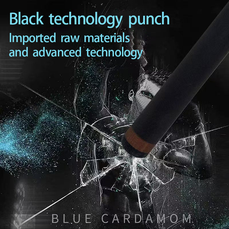 Archimedes Black Tech Carbon Fiber Break Cue – 13mm Explosive Pro Tip, 2-Piece TSA Design (19.5oz) – 10-Year Frat-Proof Warranty