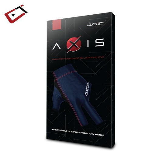 Cuetec Axis Billiard Gloves- Navy - Left Hand
