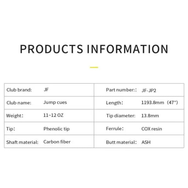 JFlowers JF-JP2 Jump Cue
