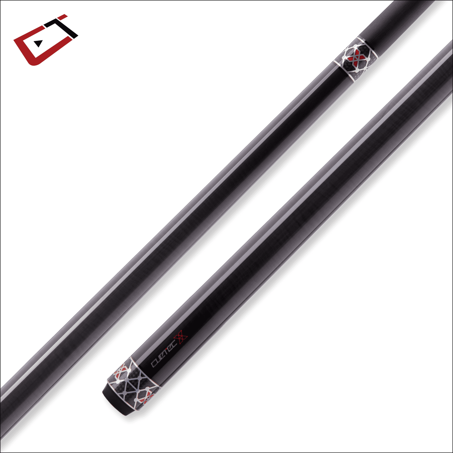 Cuetec Cynergy X Raw Black Leath Wrap-Wrapless