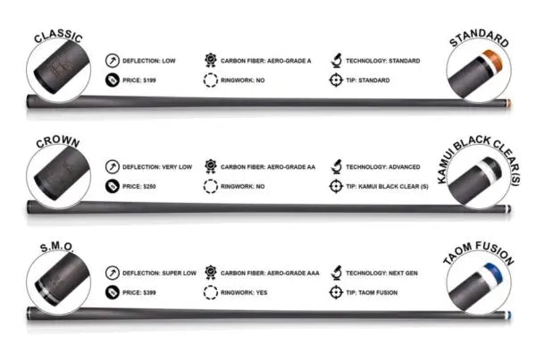 JFlowers  JF S.M.O-8 Carbon Fiber Shaft