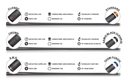 JFlowers  JF S.M.O-8 Carbon Fiber Shaft