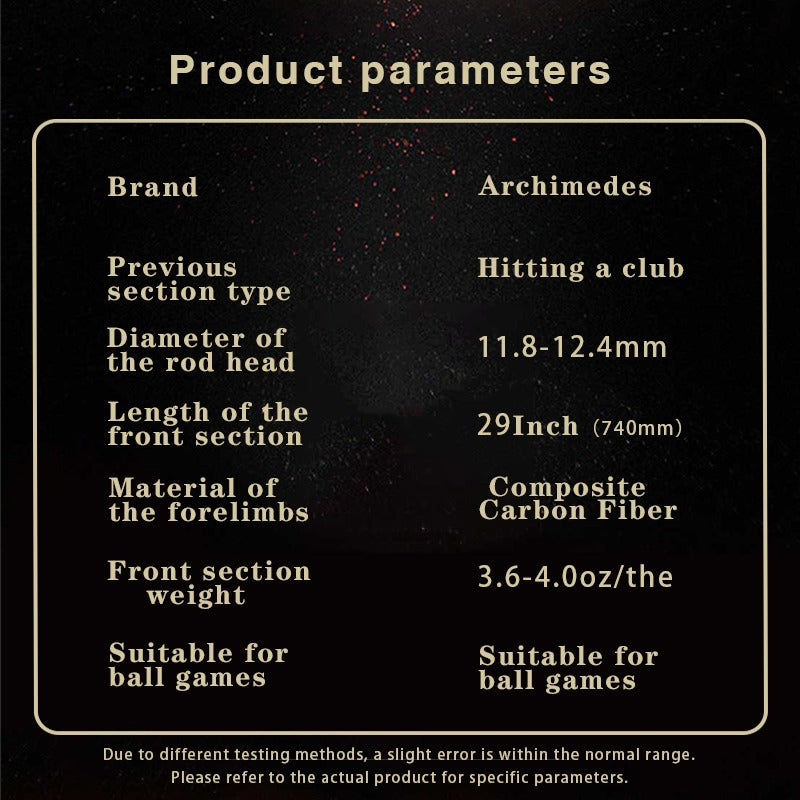 Archimedes Carbon Shaft — Uni‑Loc/Radial (11.8/12.4mm) — Year‑End Bundle