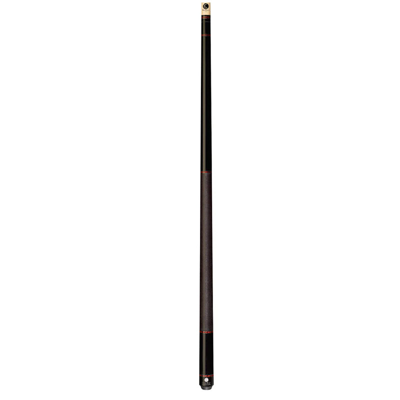 Lucasi Custom Midnight Black & Exotic Cocobolo Cue with Black Linen Wrap - LZD6