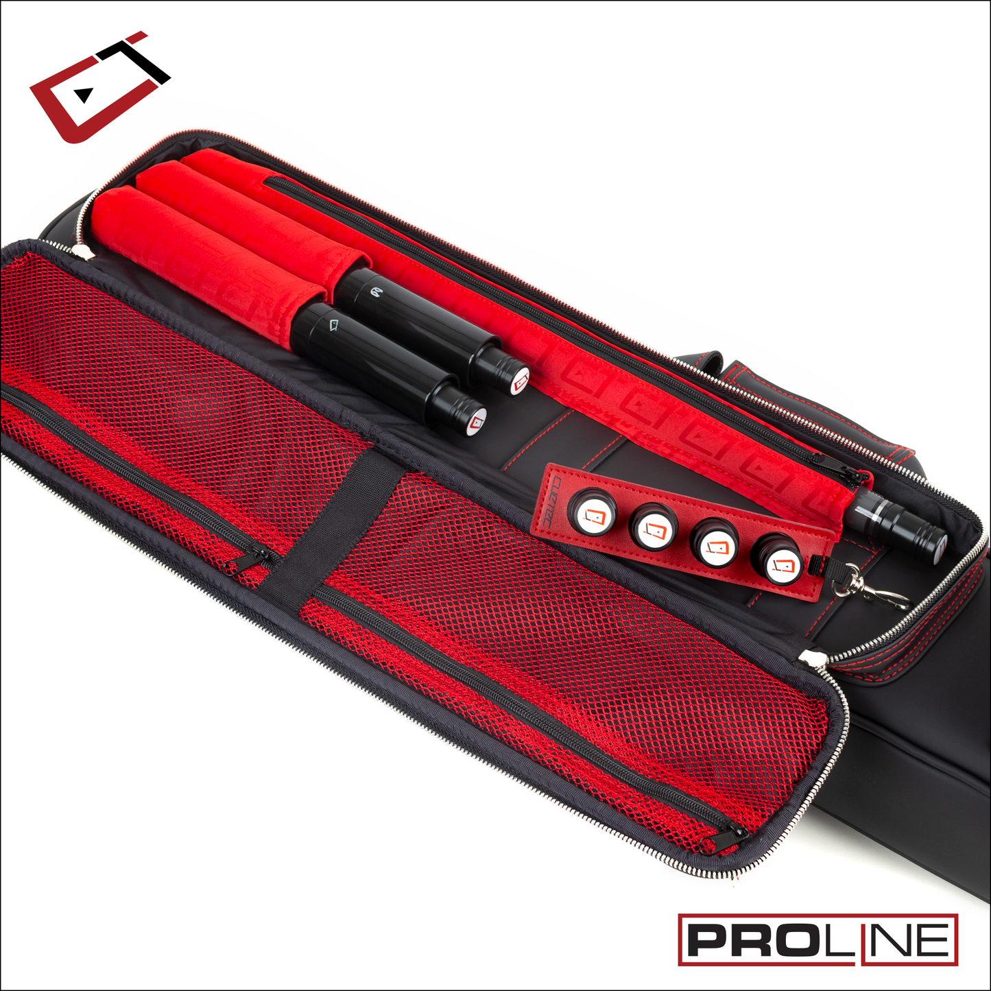 Cuetec Pro Line Black 4X8 Soft Case