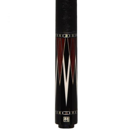 Cuelees Butt - Beserker Pool Cue with Black Ostrich Wrap - Butt Only